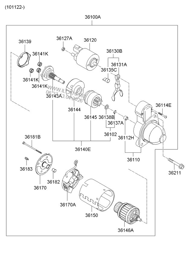 MAIN WIRING KIA CERATO/CERATO KOUP 08 (2008-) DOHC - MPI