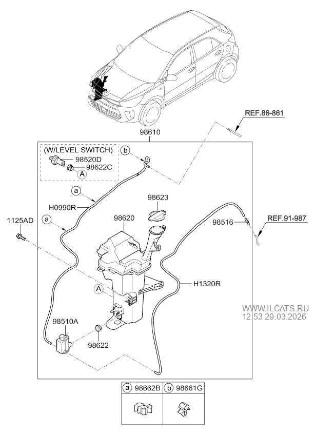 ENGINE COOLING SYSTEM KIA RIO 17 (MEXICO PLANT - EUR) (2017-) DOHC ...