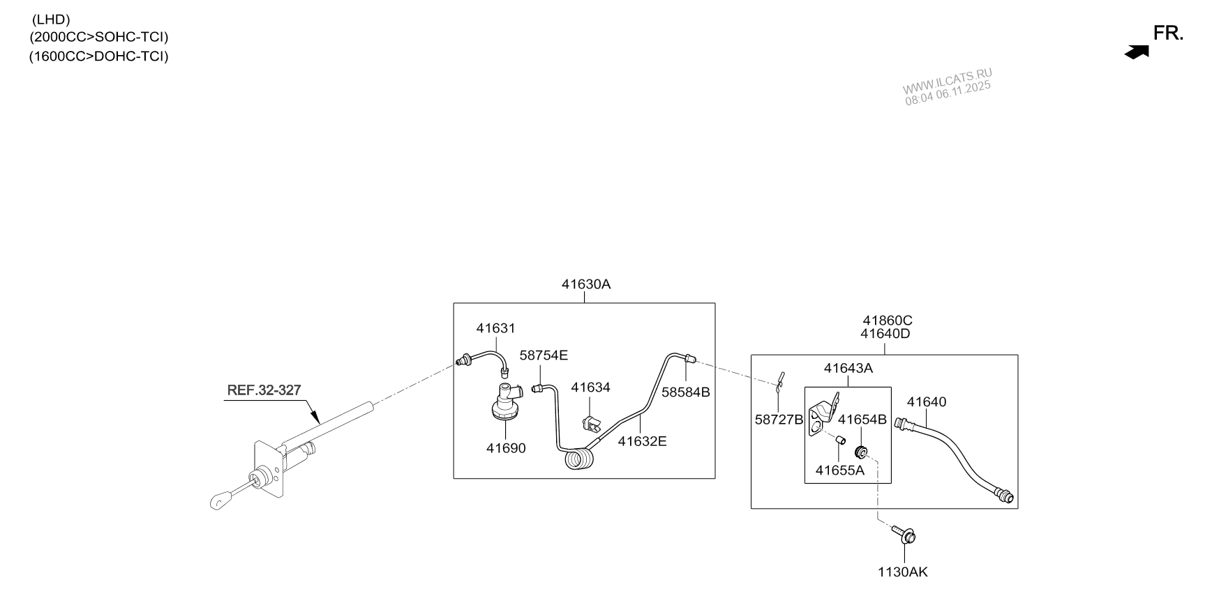 CLUTCH MASTER CYLINDER KIA CEED 06 (2006)