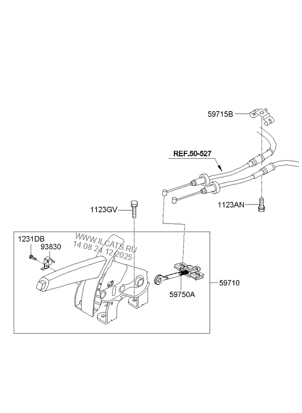 PARKING BRAKE KIA CEED 06 (2006) PATROL W/O SEARCH LIGHT