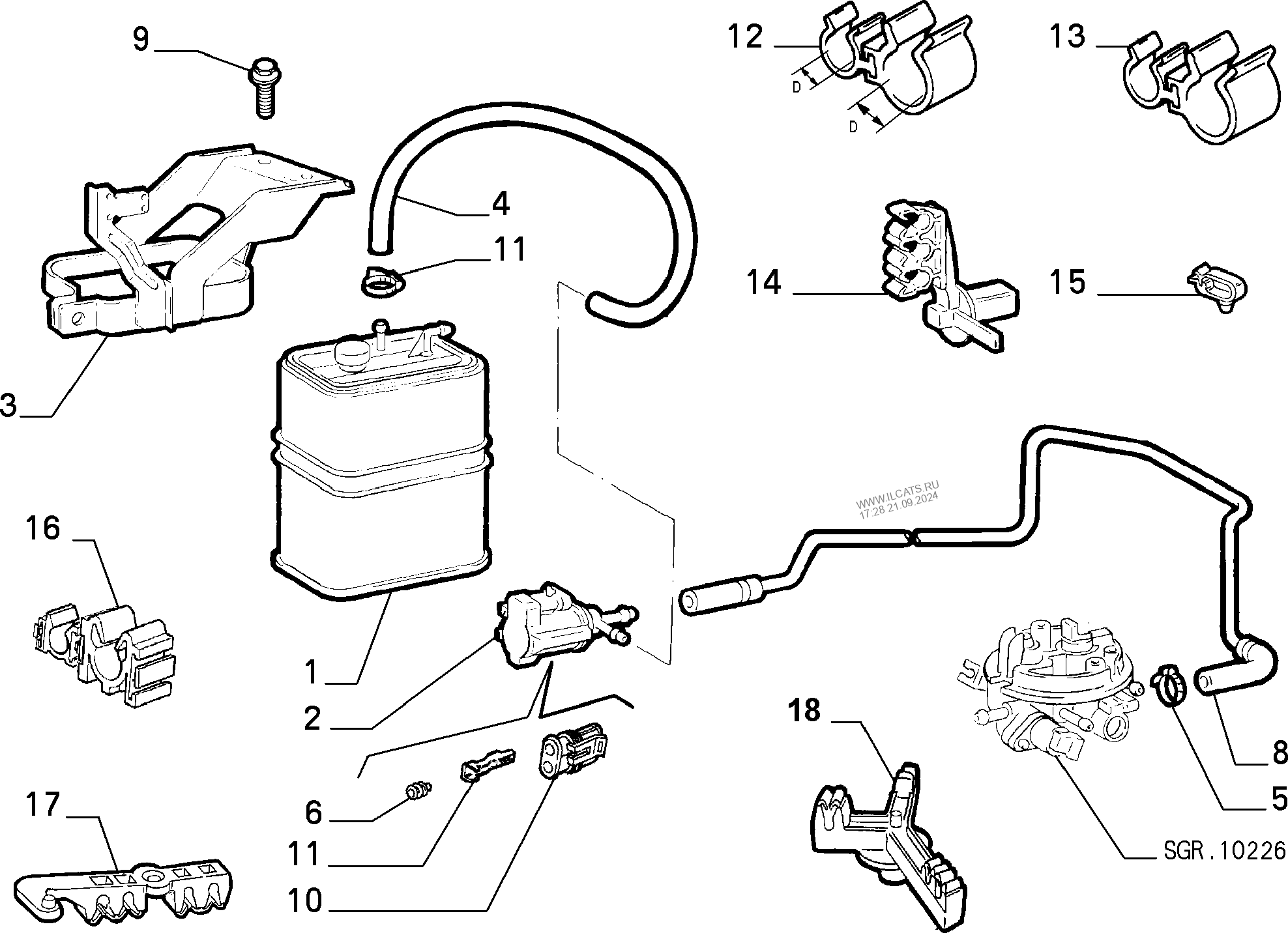 Use levitator to connect fuel tank pipelines