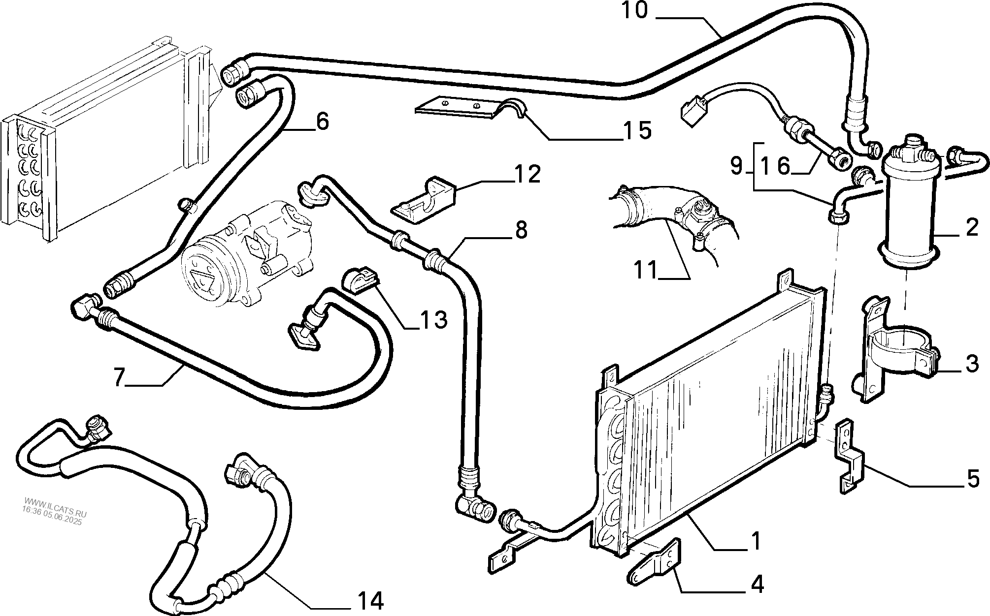 Кондиционер даф 105 схема