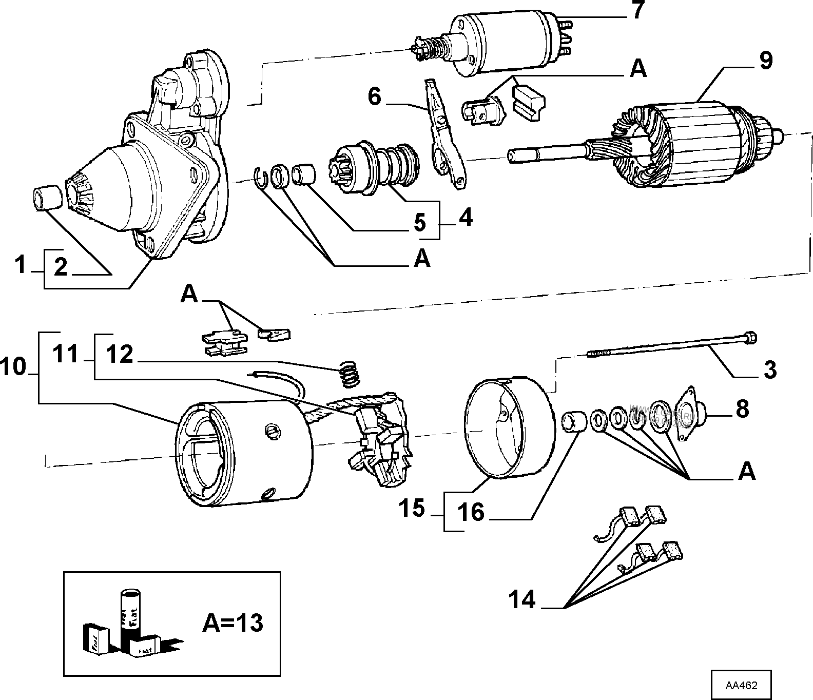 Схема стартера форд фокус 1