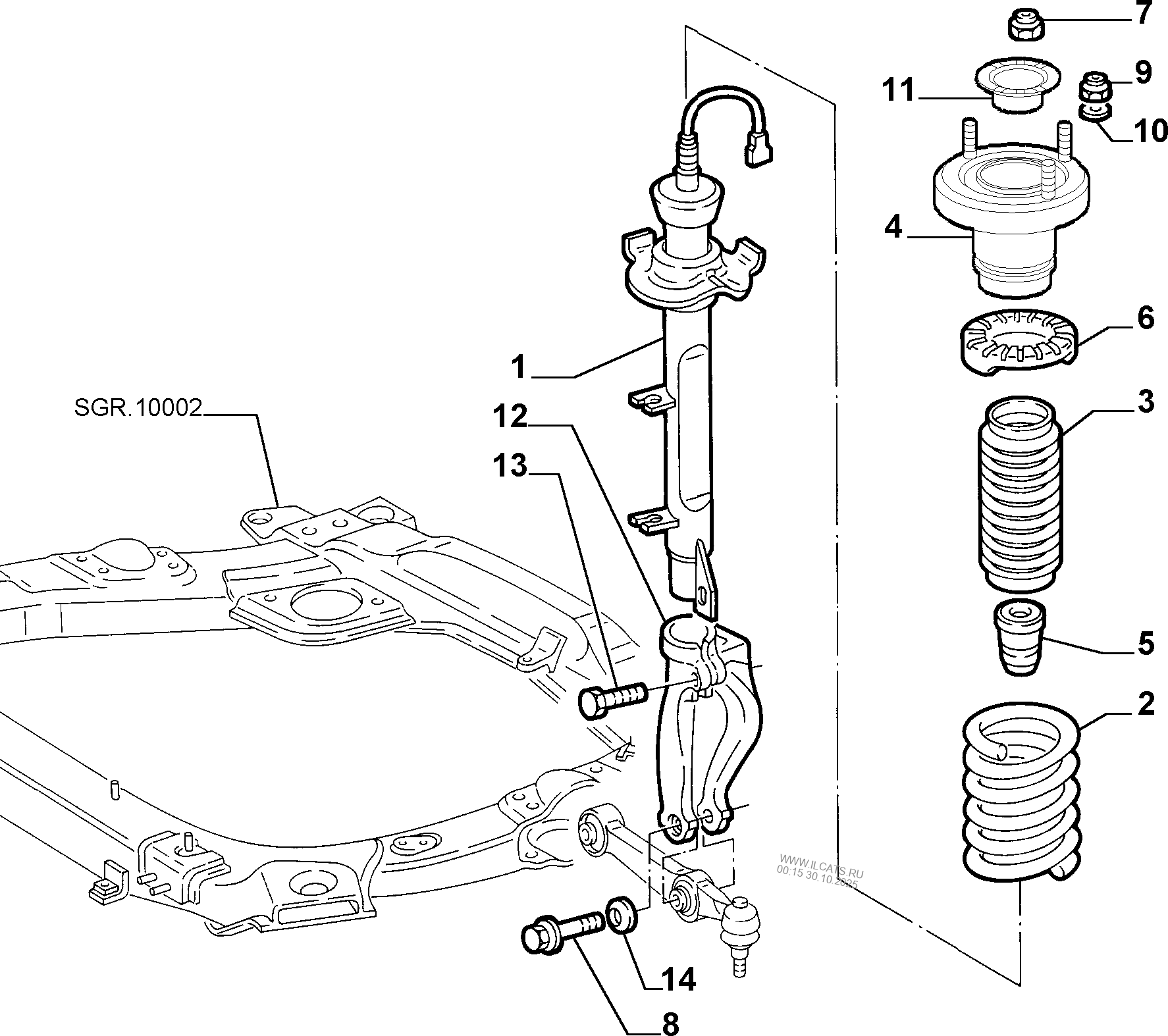 Centralita suspension lancia thesis 06 picture