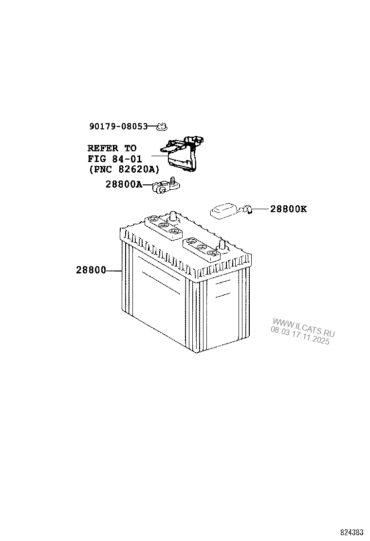 BATTERY & BATTERY CABLE LEXUS LX470&(792350)