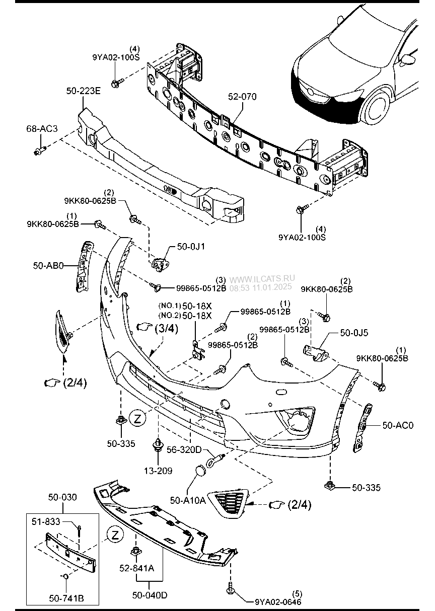 Mazda oem parts