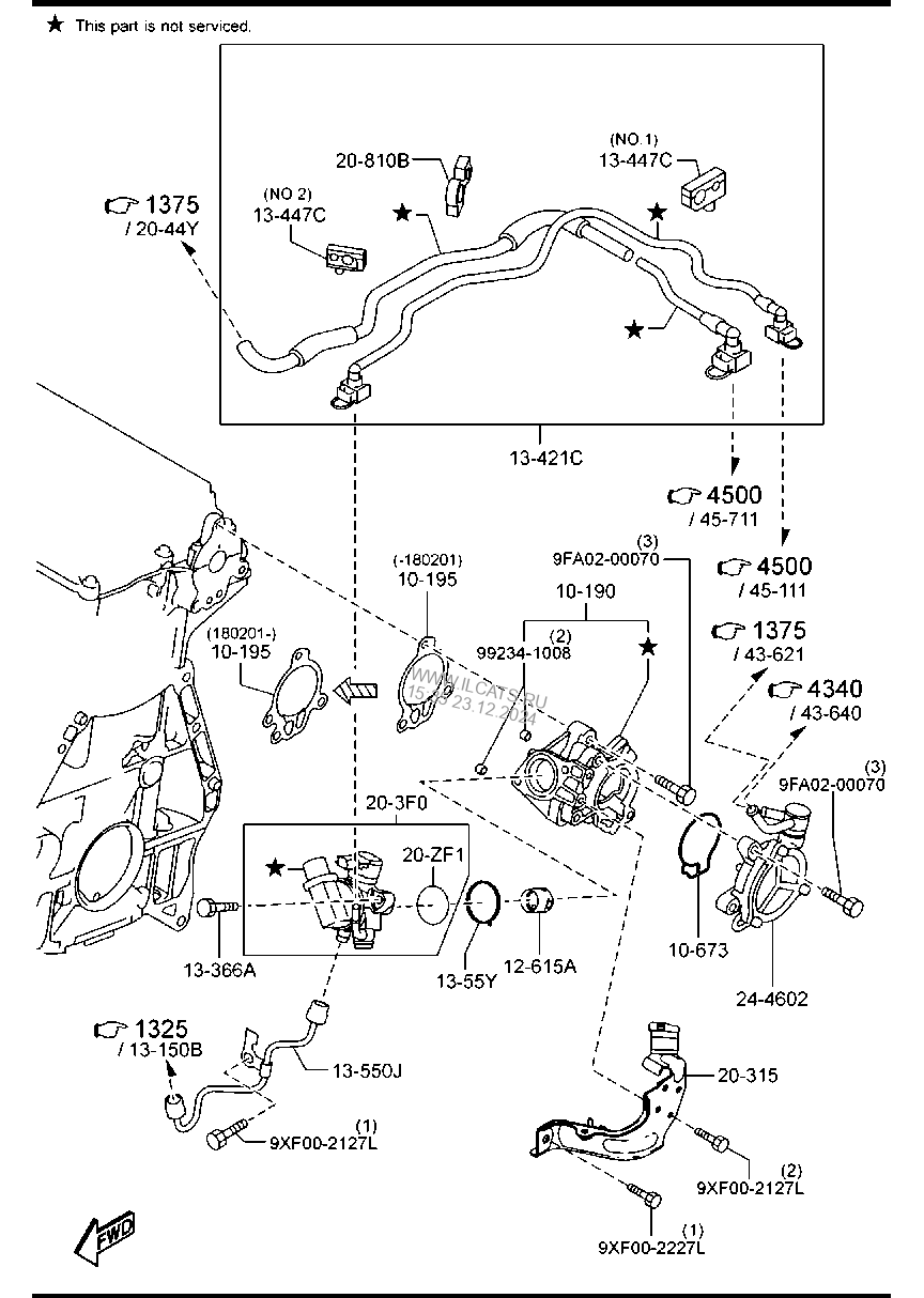 FUEL SYSTEM MAZDA CX-9