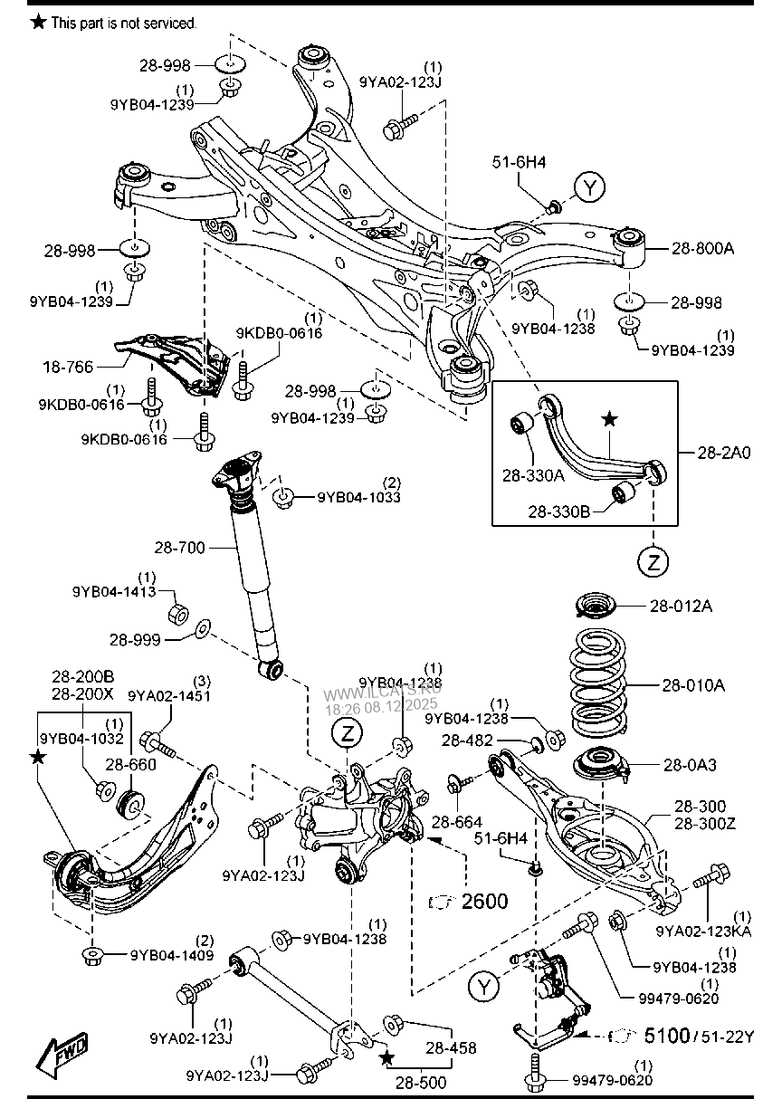 Mazda 6 Rear Suspension Diagram - Ultimate Mazda