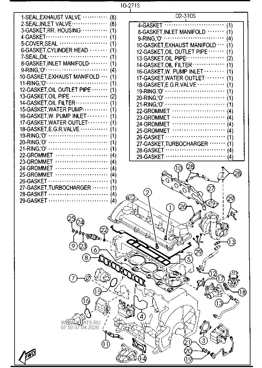 СИСТЕМА СТОЯНОЧНОГО ТОРМОЗА MAZDA CX-7