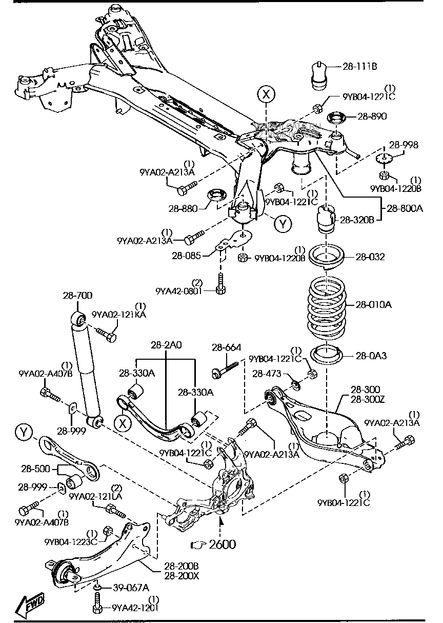 Mazda 6 Rear Suspension Diagram - Ultimate Mazda