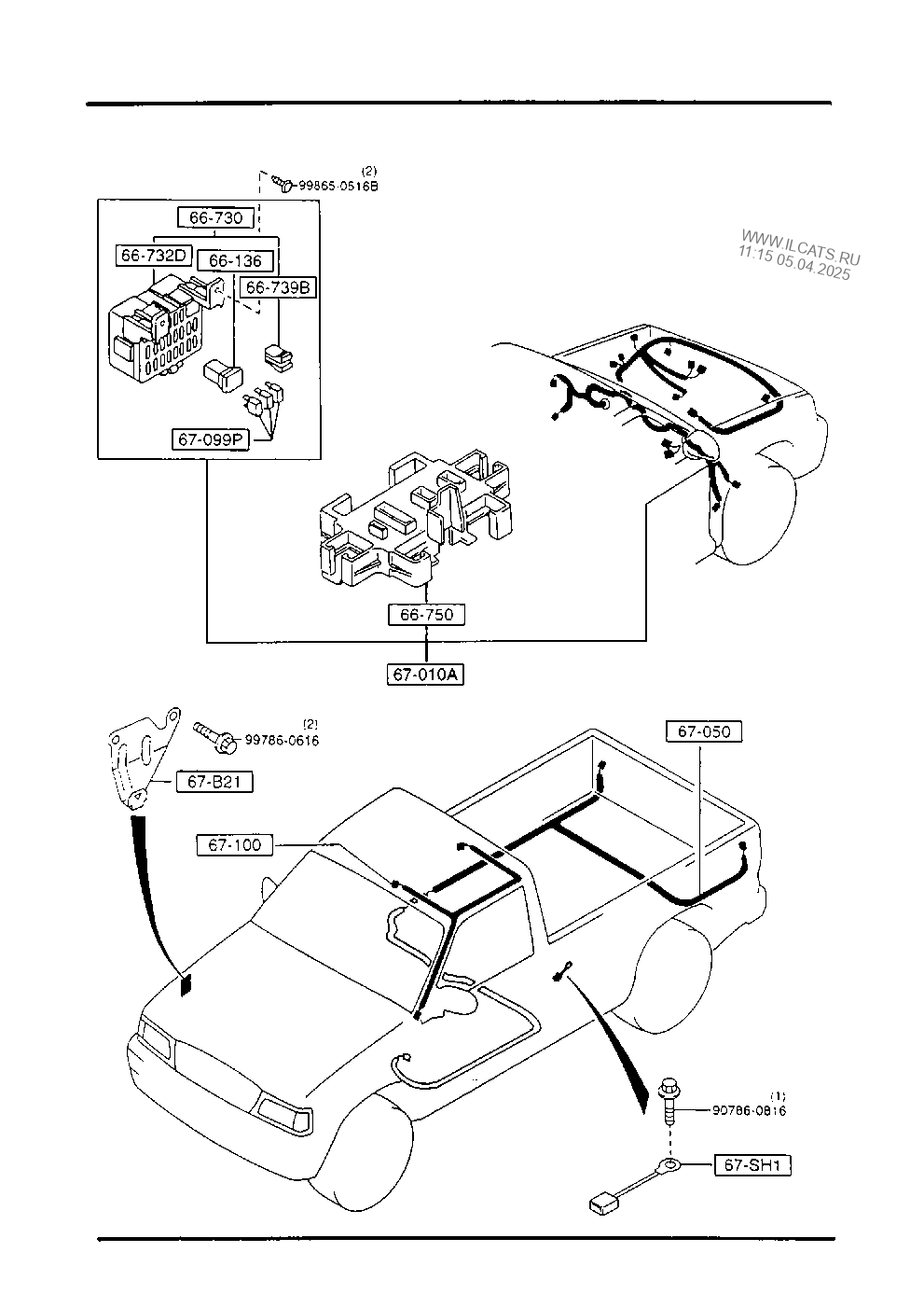 Mazda B2500 Fuse Box 50 - Wiring Diagram