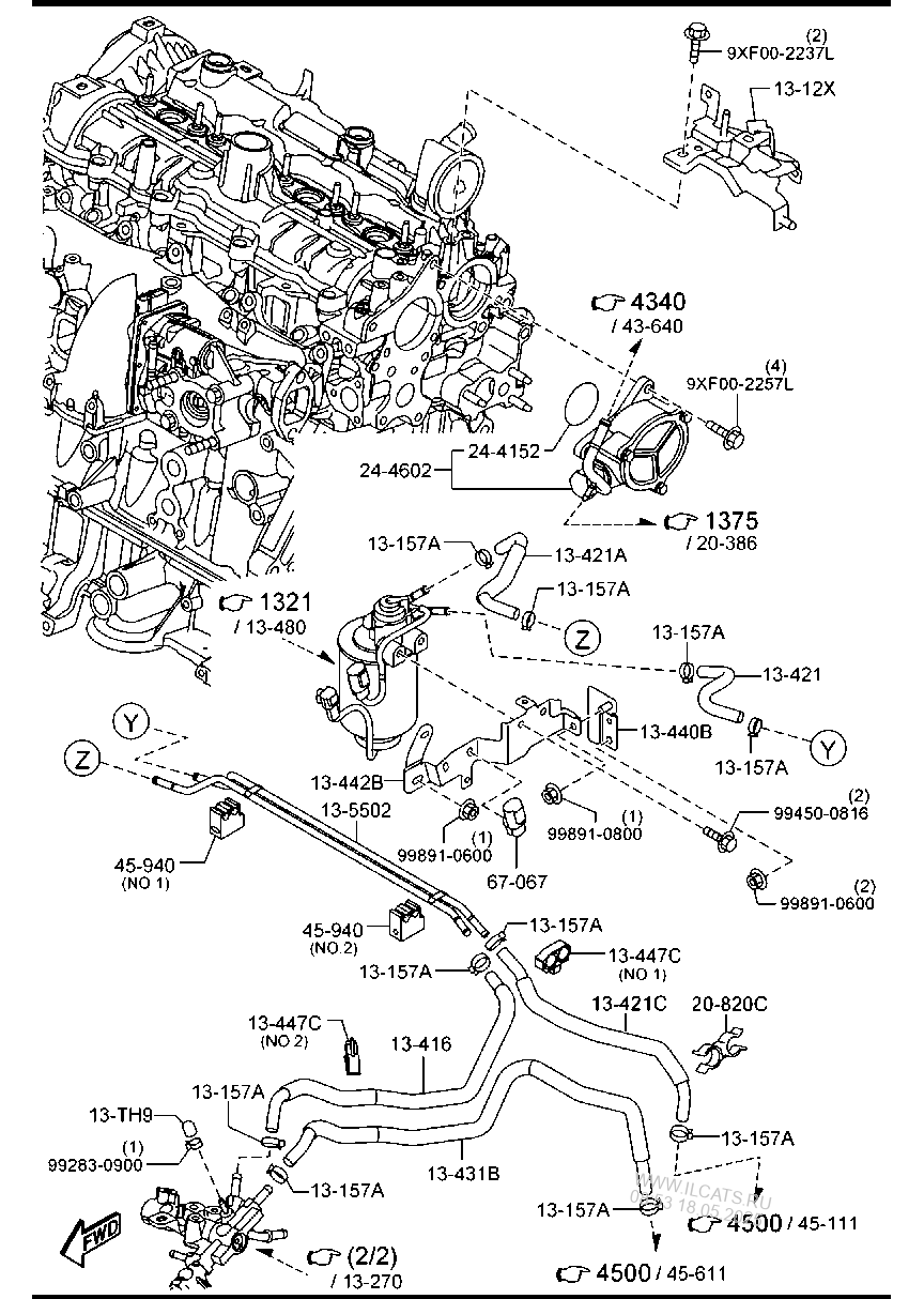 Fuel System Diesel Mazda Cx 5