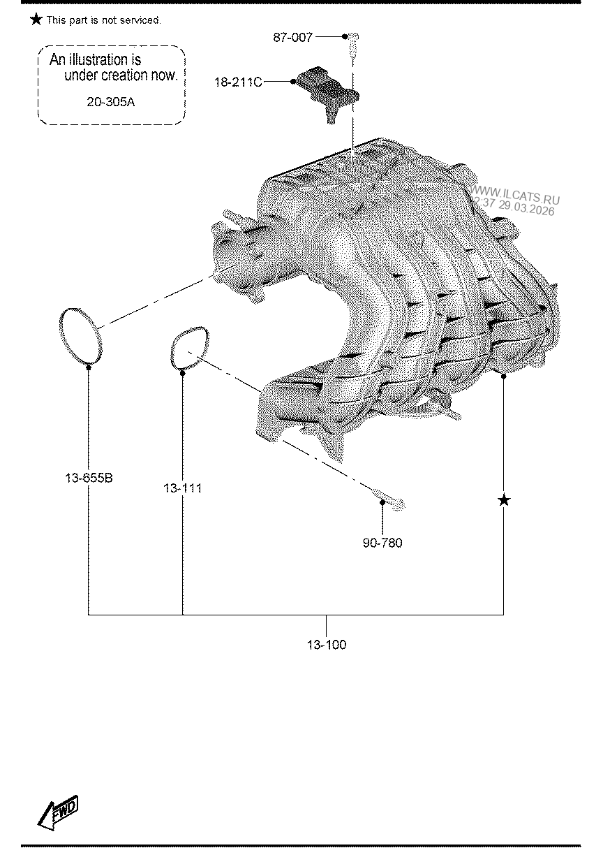 РЕЦИРКУЛЯЦИЯ ОГ (ДИЗЕЛЬ ) (3200CC ) MAZDA BT-50