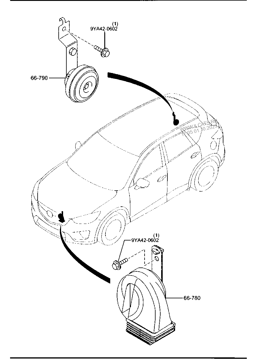 Dvernoj Vyklyuchatel Zvukovoj Signal Mazda Cx 5