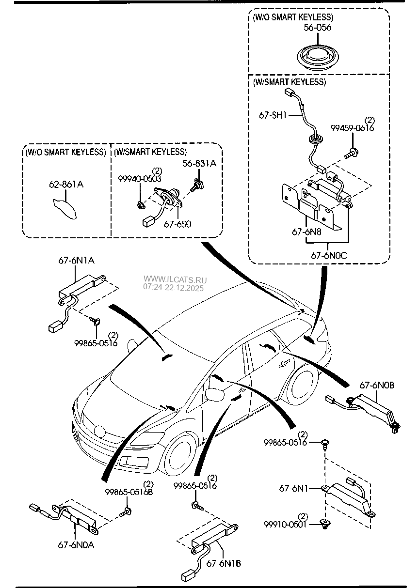 BODY RELAYS & АГРЕГАТ MAZDA CX7