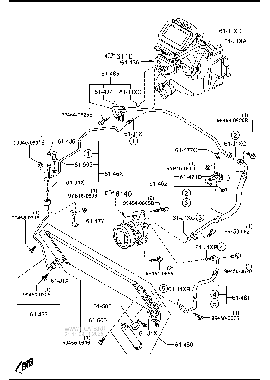 AIR CONDITIONER MAZDA MX5