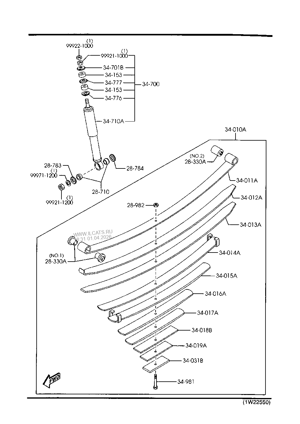 МЕХАНИЗМ ТОРМОЗОВ ЗАДНИЙ (4000CC ) MAZDA T3500