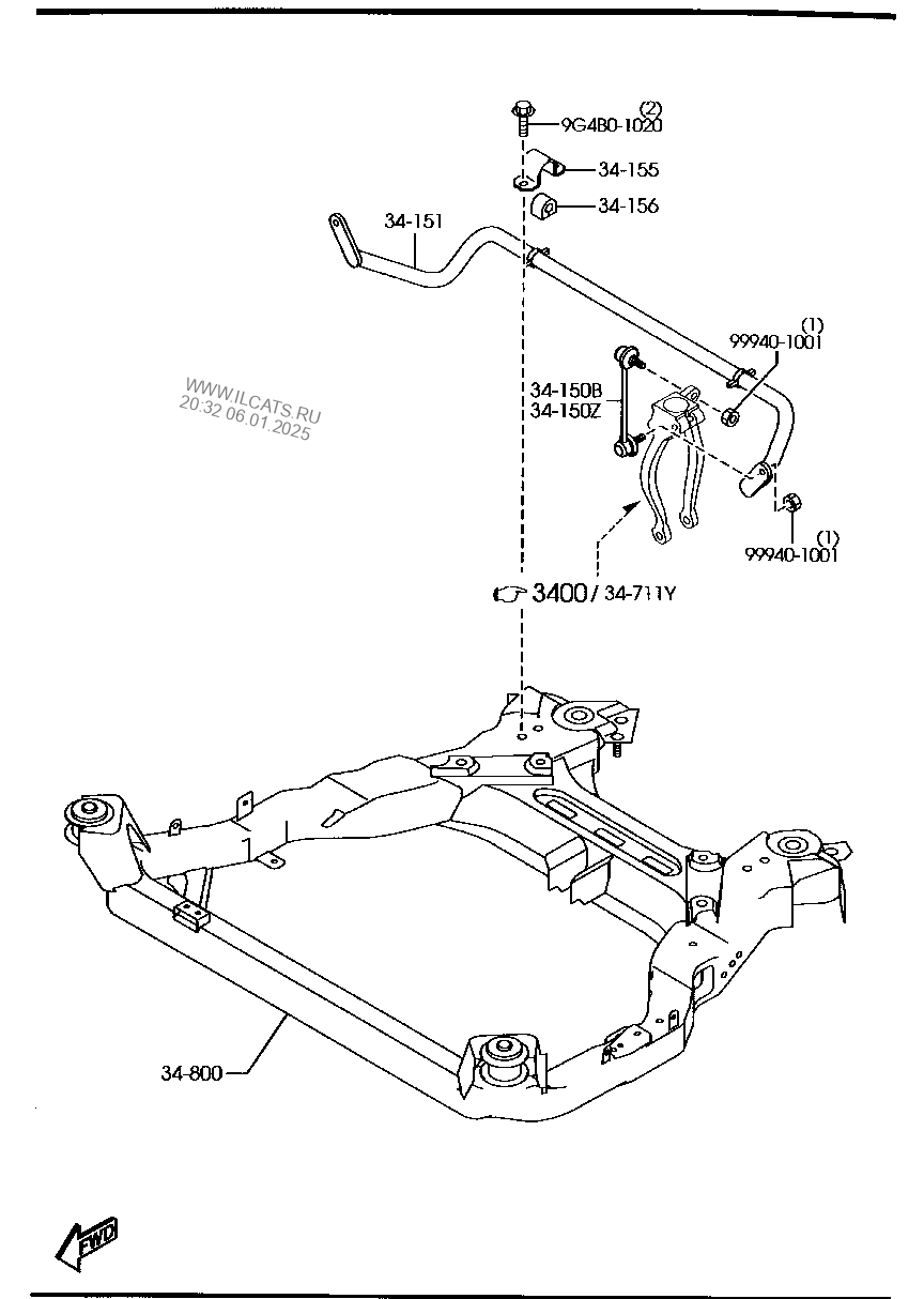 Crossmember & Stabilizer Mazda6