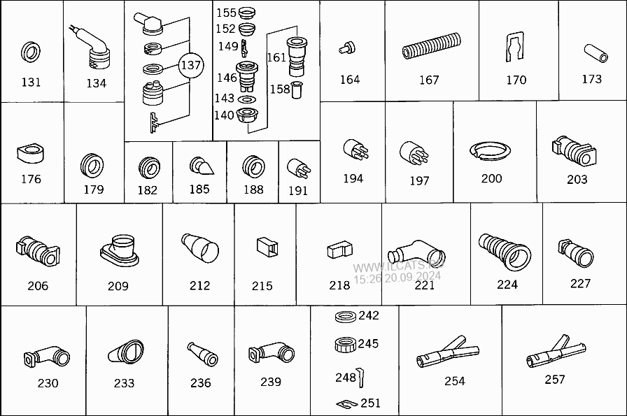 Parts contact