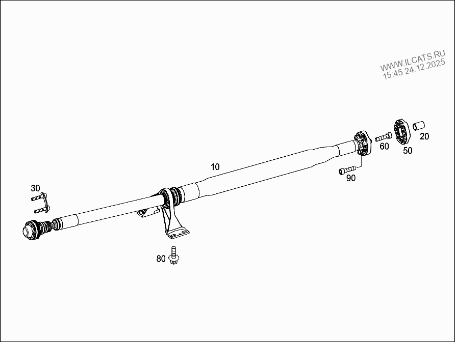 PROPELLER SHAFT MERCEDES CLA 45 AMG&(117952)