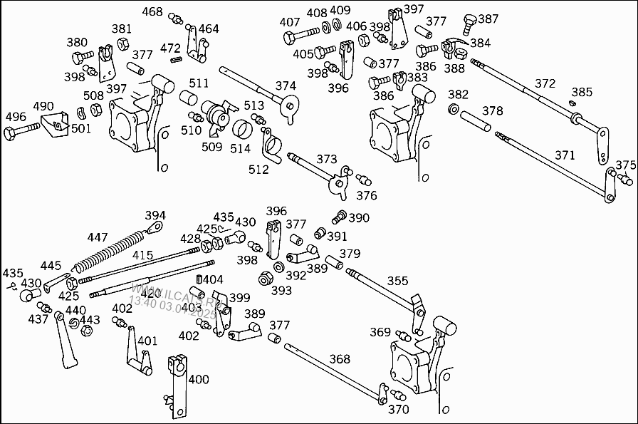 INJECTION PUMP MERCEDES 1613 KO&(385062)