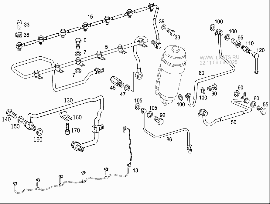 Камаз 5490 топливная система схема