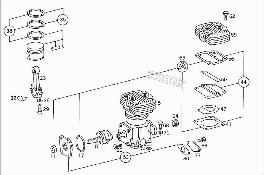 СДВОЕННЫЙ НАСОС И НАСОС ГУР MERCEDES LUXUSKOMBI&(639815)