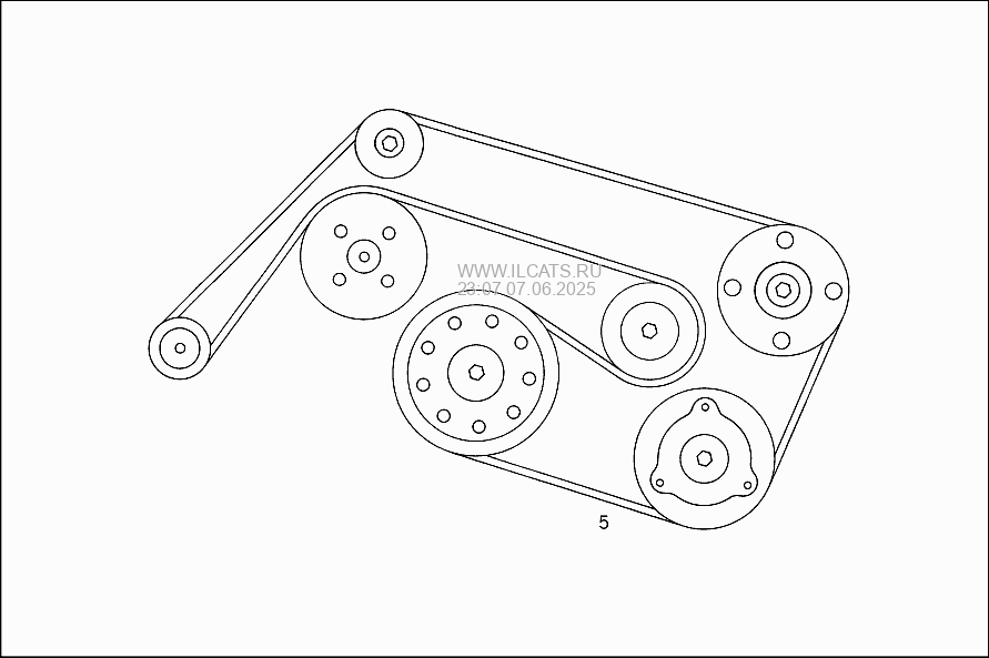 Схема ремня мерседес вито 638