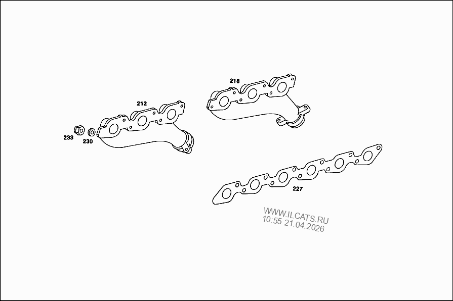 ВПУСКНОЙ КОЛЛЕКТОР MERCEDES 1728,1729&(655015)
