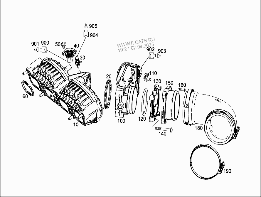 intake manifold mercedes cla 45 amg nbsp 117952 intake manifold mercedes cla 45 amg