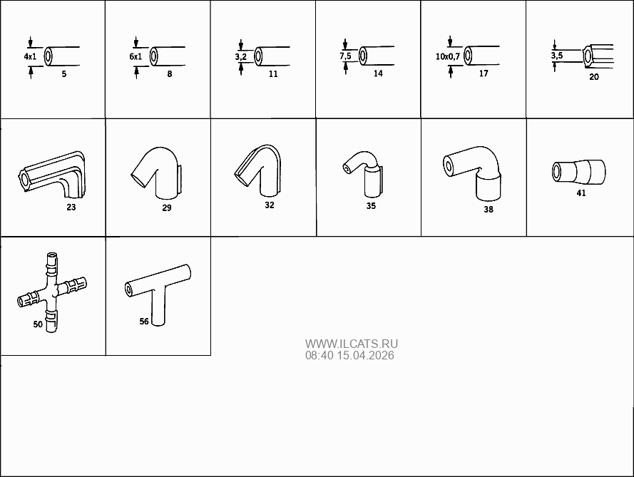 EXHAUST MANIFOLD MERCEDES 33.. AK&(964218)