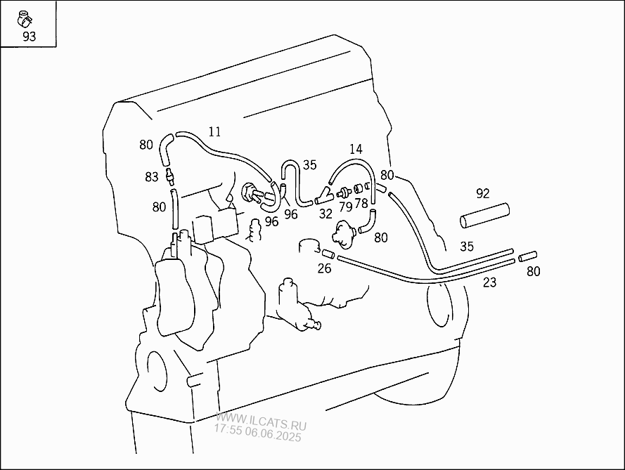 Фильтр вакуума мерседес вито где находится ВАКУУМНАЯ СИСТЕМА MERCEDES &NBSP;(657607)