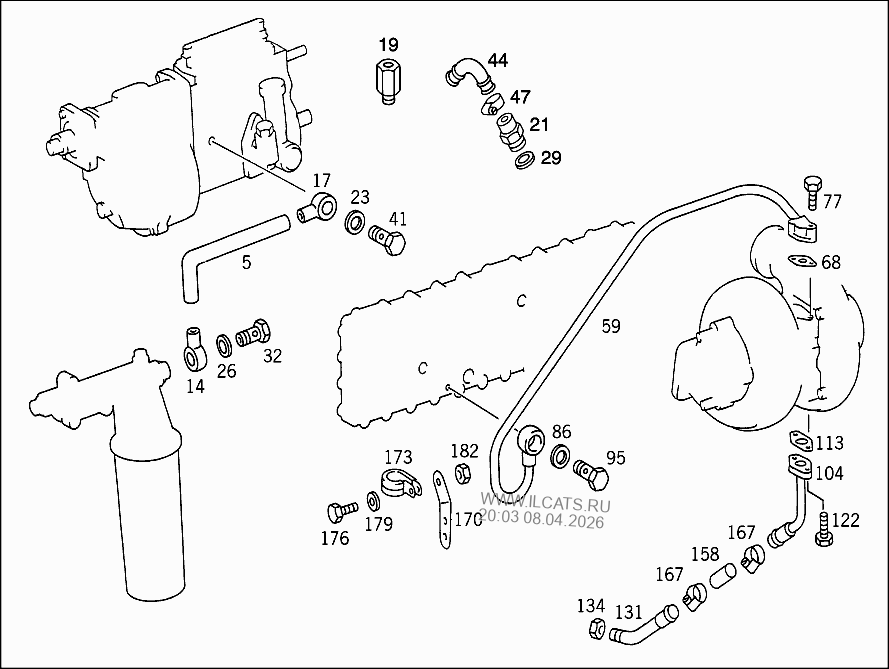 МАСЛЯНЫЙ НАСОС MERCEDES 2538 L&(658468)