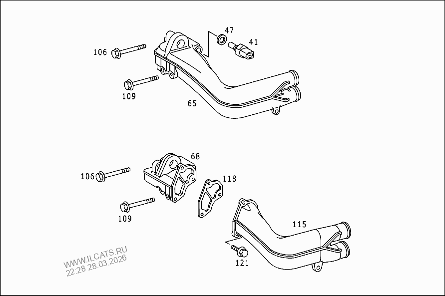 НАСОС ОЖ MERCEDES OM 904 LA&(904977)