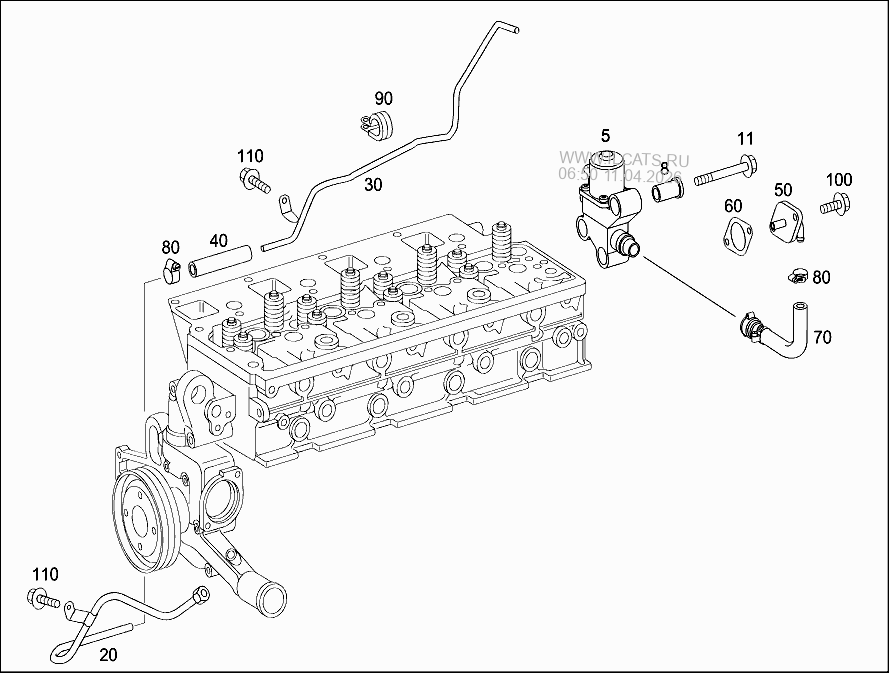ПРЕДВАРИТЕЛЬНЫЙ ПОДОГРЕВ ADBLUE MERCEDES OM 906 LA&(902936)