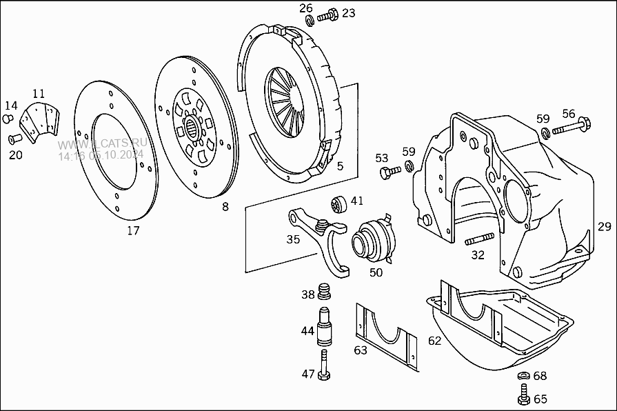 Мерседес 814 как работает сцепление