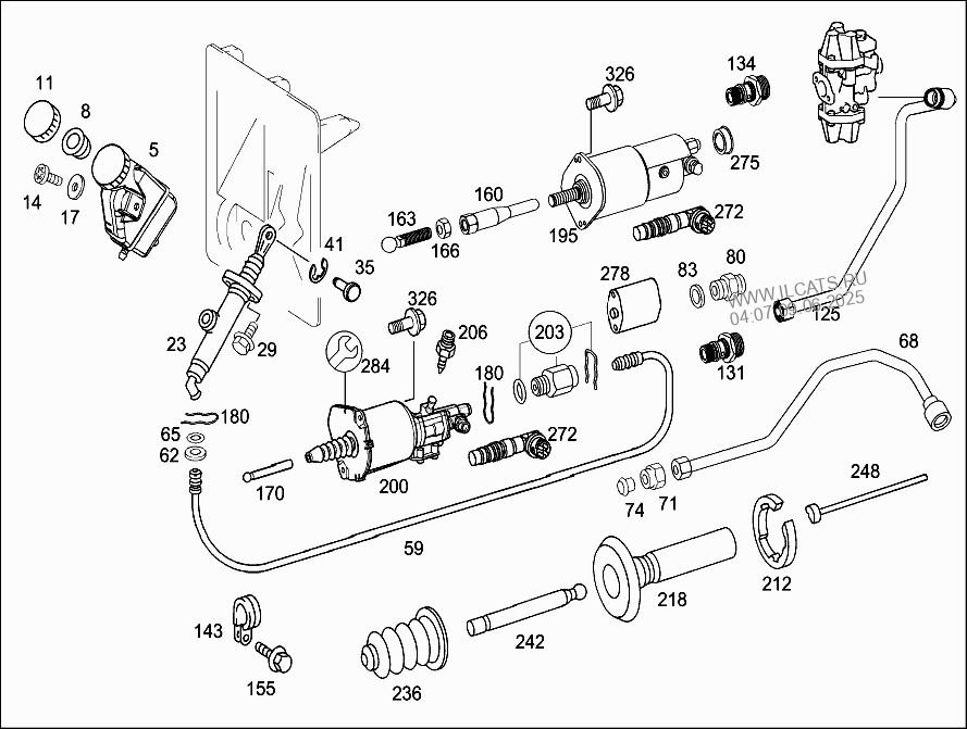 Схема энергоаккумулятора мерседес 814