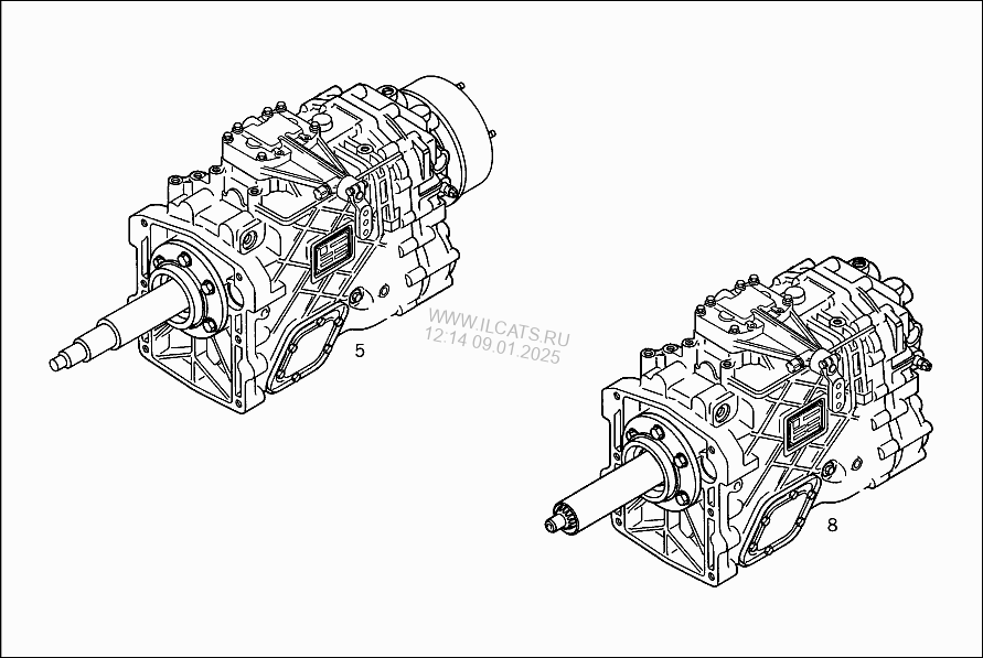 Кпп zf s5 42 схема