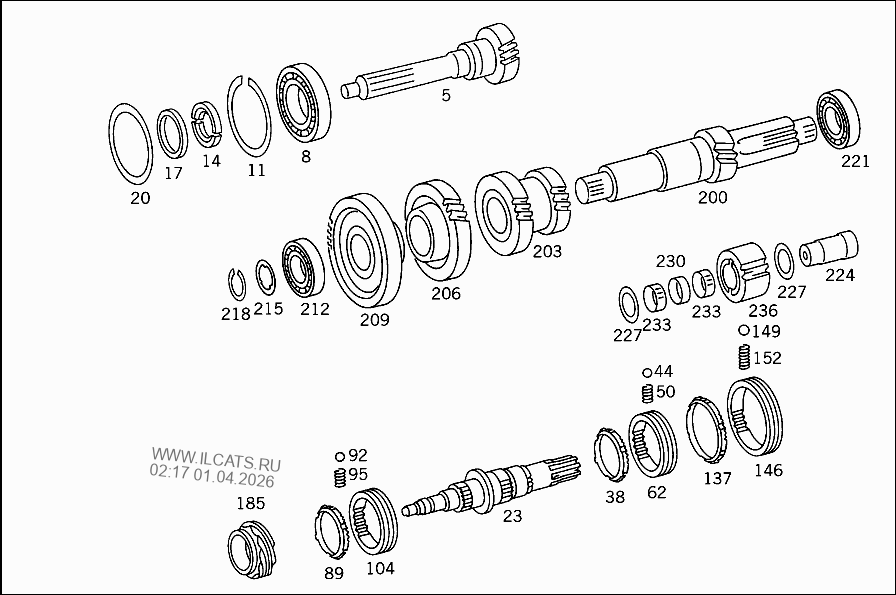 КОРПУС КП И КРЫШКА MERCEDES 3335 - 3343&(940163)