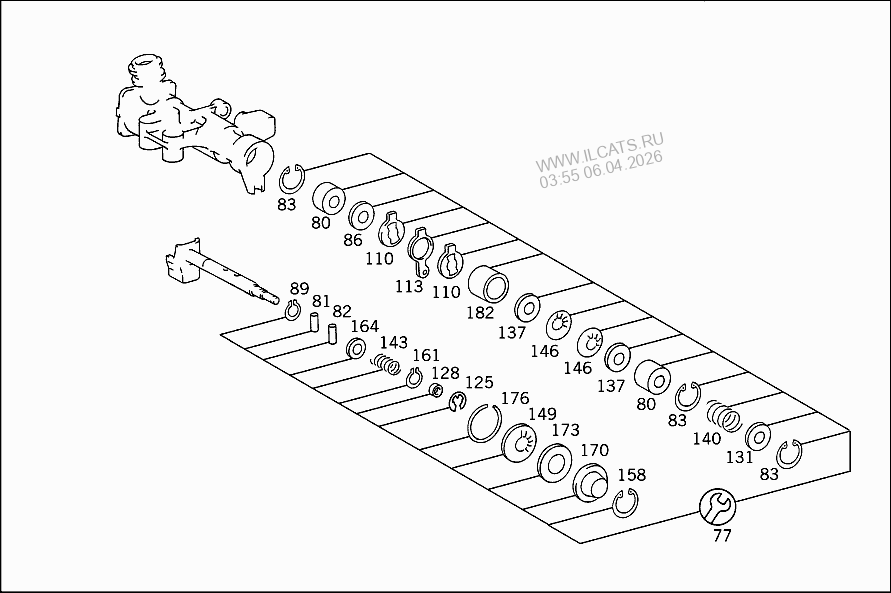 ГИДРАВЛИЧЕСКОЕ ПЕРЕКЛЮЧЕНИЕ MERCEDES 3340 K&(942167)