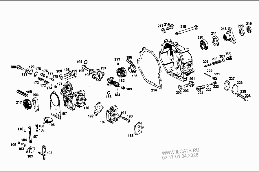 КОРПУС КП СЗАДИ MERCEDES W 4 A 020&(722422)