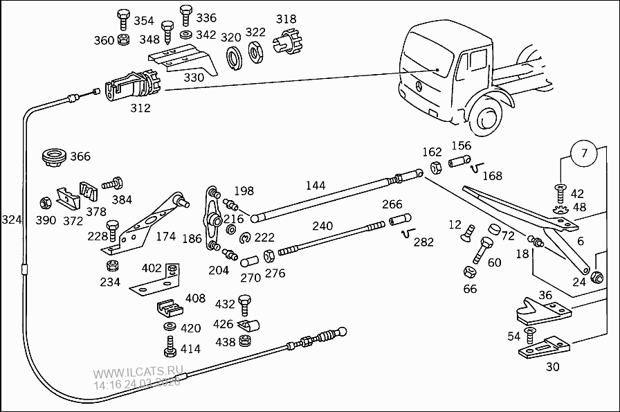 Схема пневмоподвески мерседес 2429 - фото
