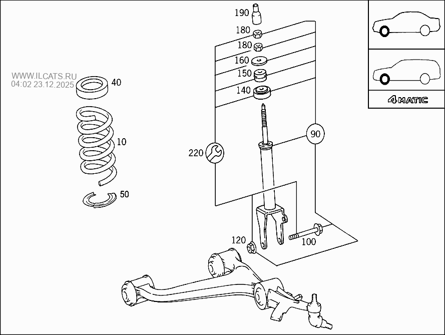 FRONT SPRINGS AND SUSPENSION WITH,OR LESS,ADAPTIVE DAMPING SYSTEM