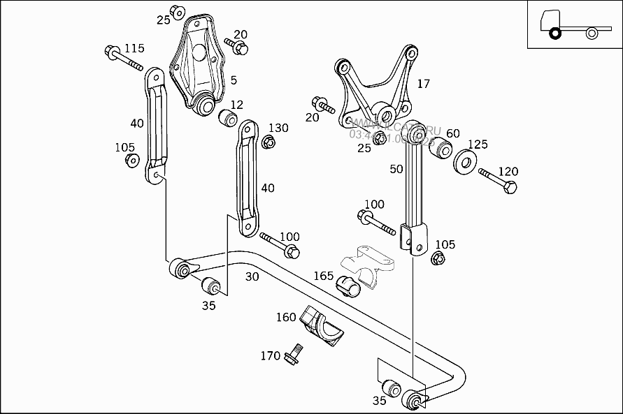 Мерседес спринтер передняя подвеска схема
