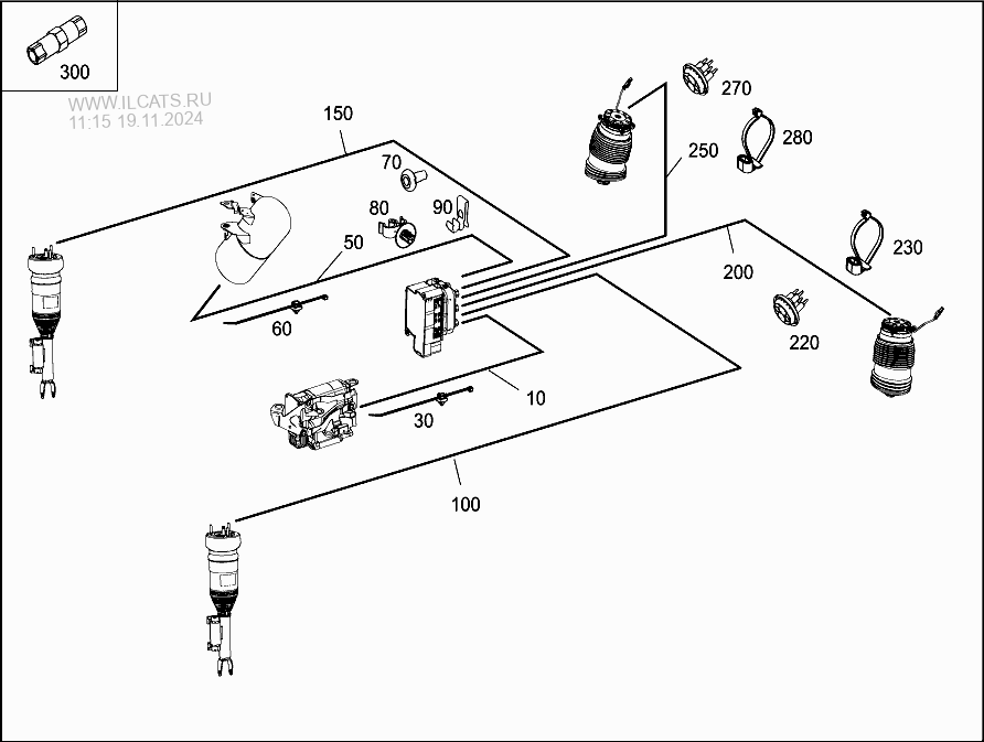 line-routing-for-air-suspension-mercedes-e-200-213242