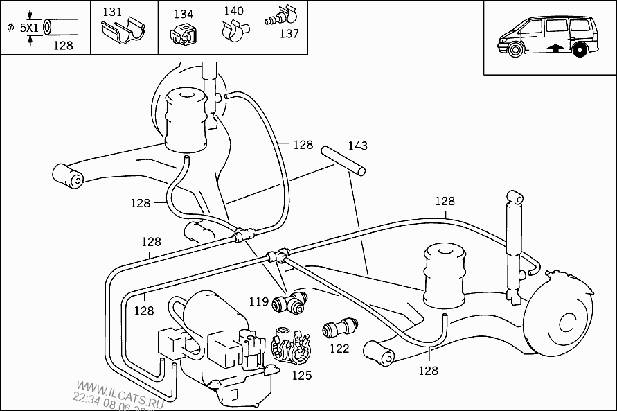 Мерседес w220 схема пневмоподвески