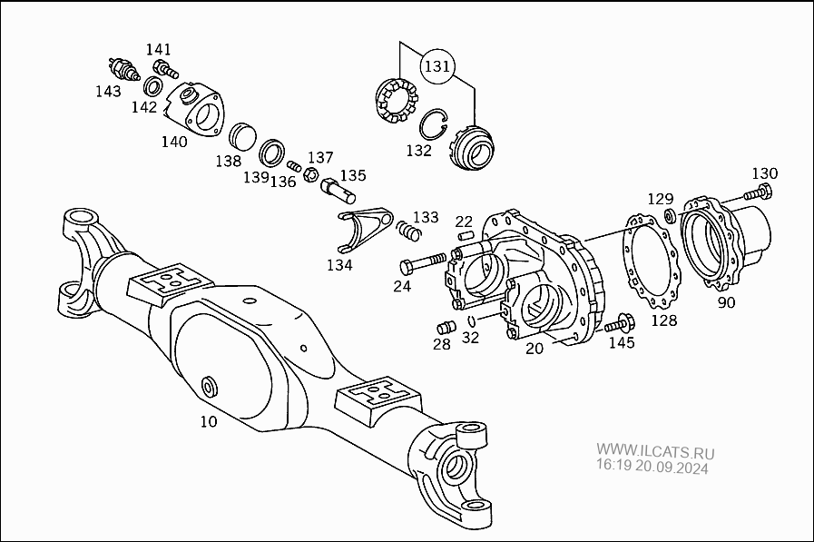 Front axle