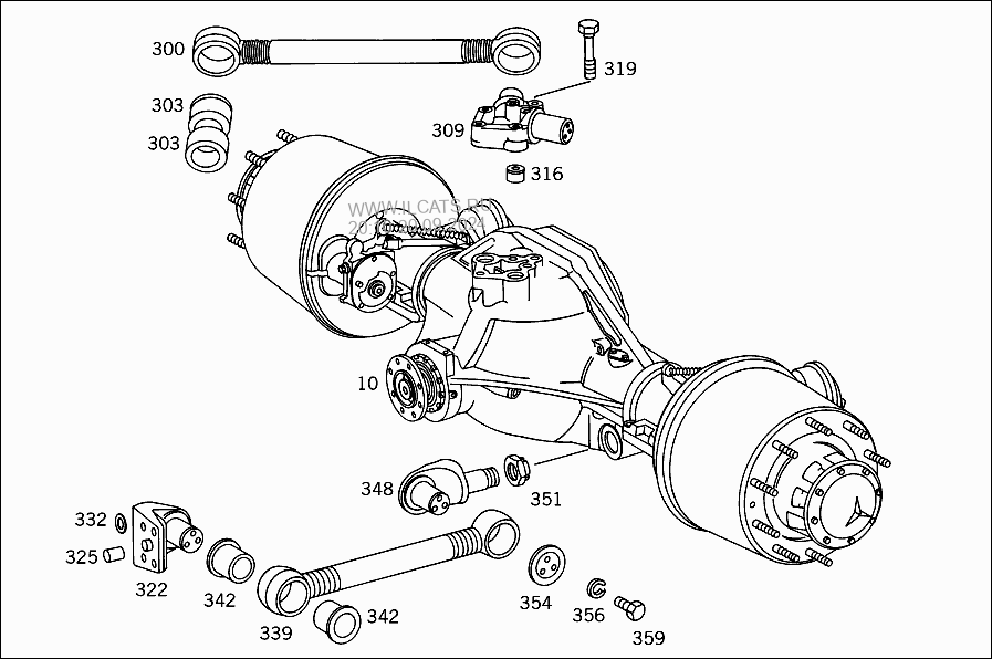 Rear axle перевод. Mercedes Rear Axle Decode. A3603560415.