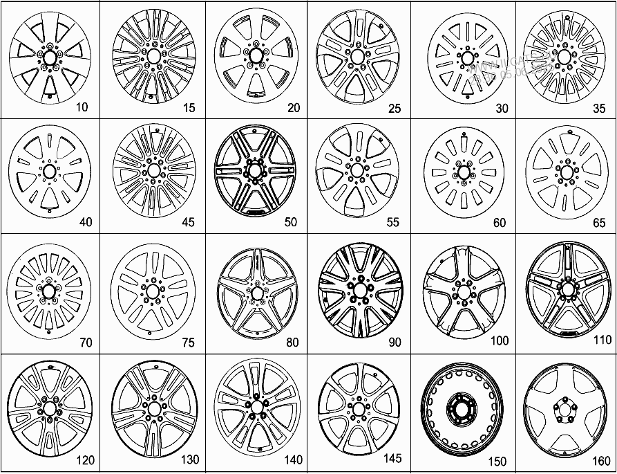 Колесо 12 спиц рисунок