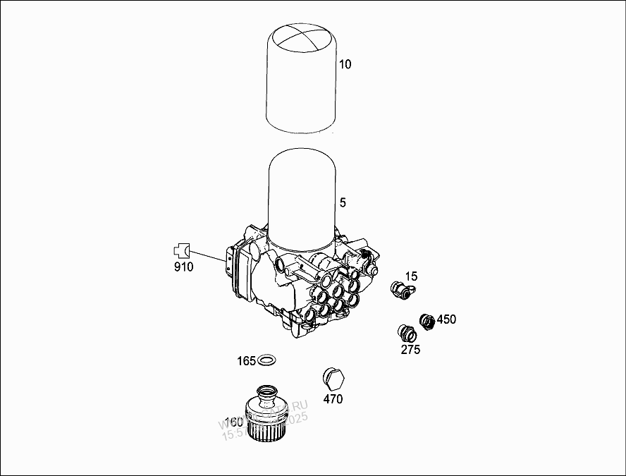 ELECTRONIC AIRPROCESSING UNIT,EAPU MERCEDES 7.. L&(967020)